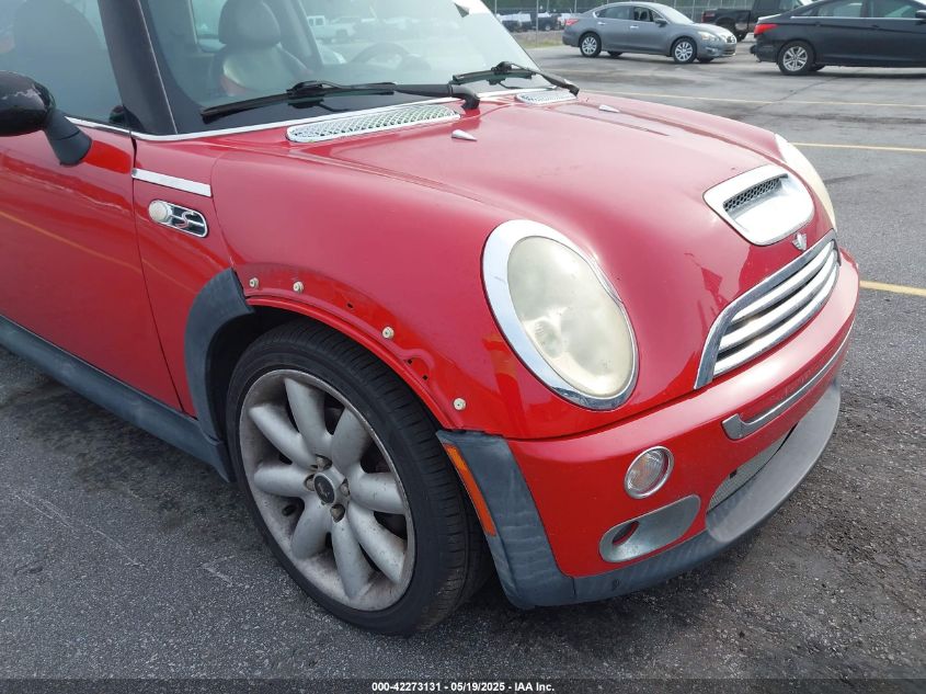 2006 Mini Cooper S VIN: WMWRE33576TJ35157 Lot: 42273131