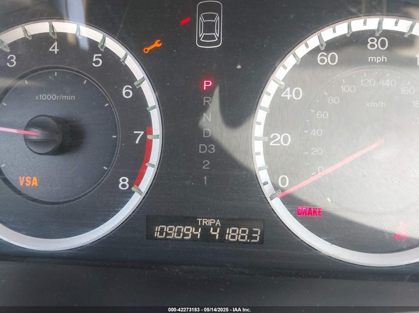 2008 HONDA ACCORD VIN: 1HGCP26318A103067
