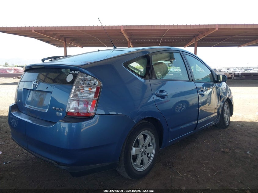 2006 TOYOTA PRIUS VIN: JTDKB20U867062604