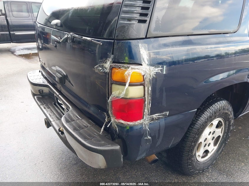 2006 CHEVROLET TAHOE VIN: 1GNEK13T66J101131