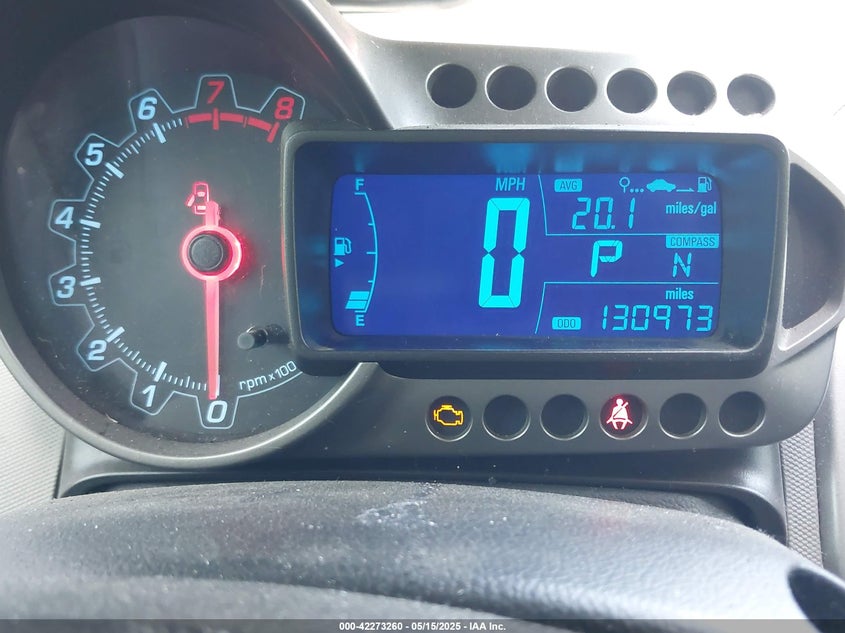 2013 CHEVROLET SONIC VIN: 1G1JC6SG2D4231711