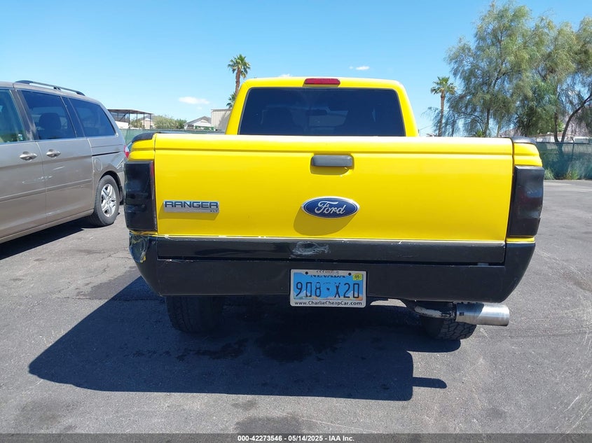 2006 FORD RANGER VIN: 1FTYR14DX6PA35544