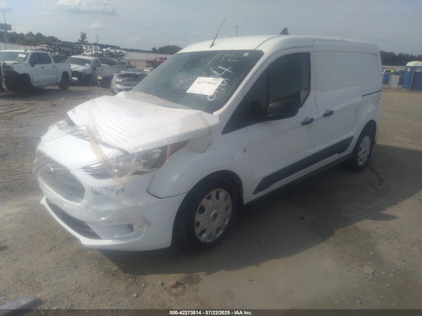 Vin: nm0ls7t28p1550285, lot: 42765943, ford transit connect xlt cargo van 20232