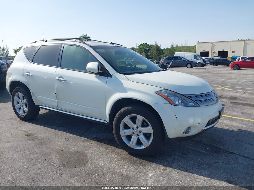 2007 NISSAN MURANO VIN: JN8AZ08W17W645142