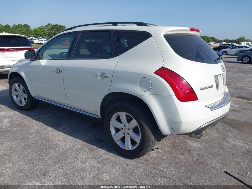 2007 NISSAN MURANO VIN: JN8AZ08W17W645142