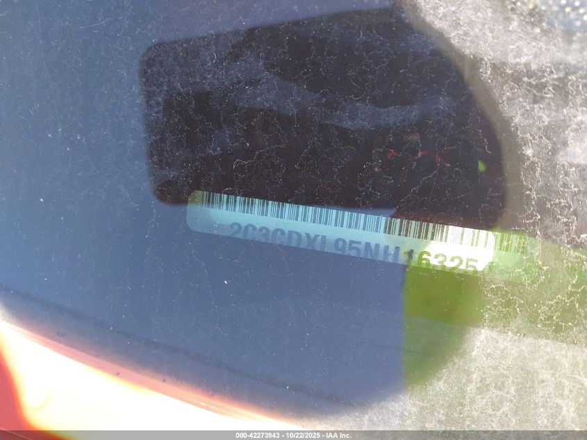 2022 Dodge Charger Srt Hellcat Widebody VIN: 2C3CDXL95NH163254 Lot: 42273943