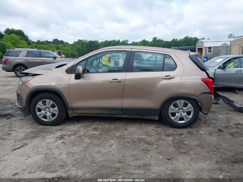 2018 Chevrolet Trax Ls VIN: 3GNCJKSB6JL260466 Lot: 42273949