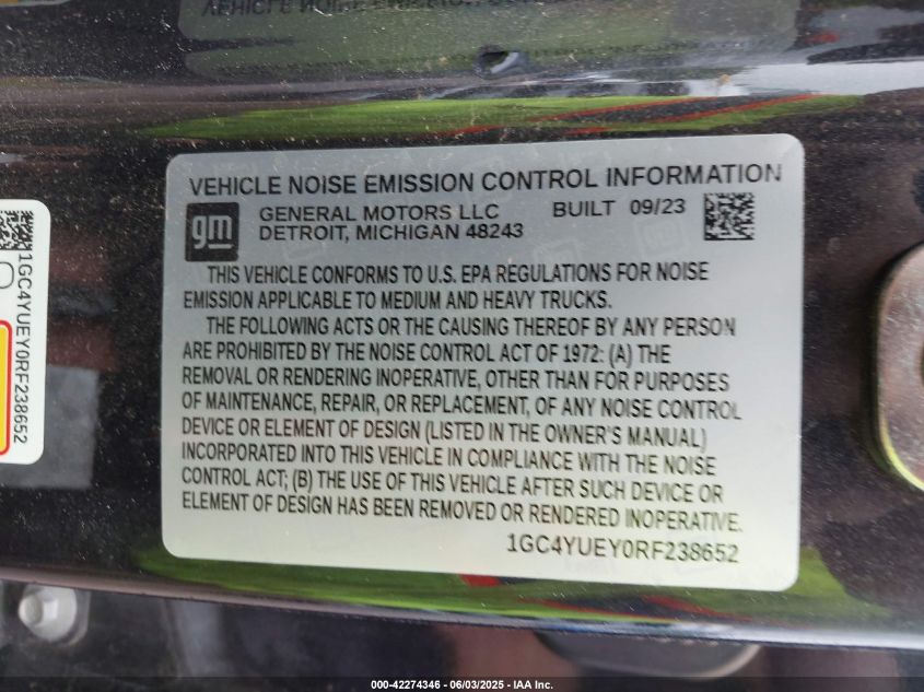 2024 Chevrolet Silverado 3500hd - 1GC4YUEY0RF238652