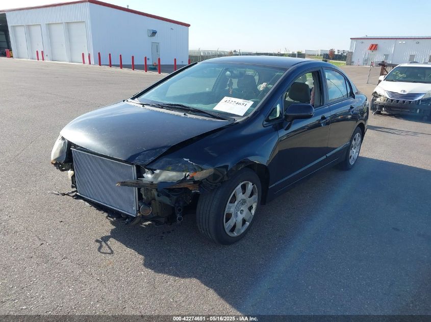 2009 Honda Civic Lx VIN: 19XFA16509E000455 Lot: 42274651