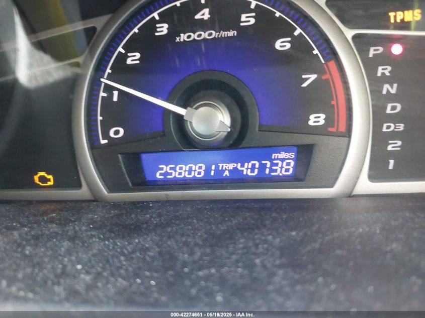 2009 Honda Civic Lx VIN: 19XFA16509E000455 Lot: 42274651