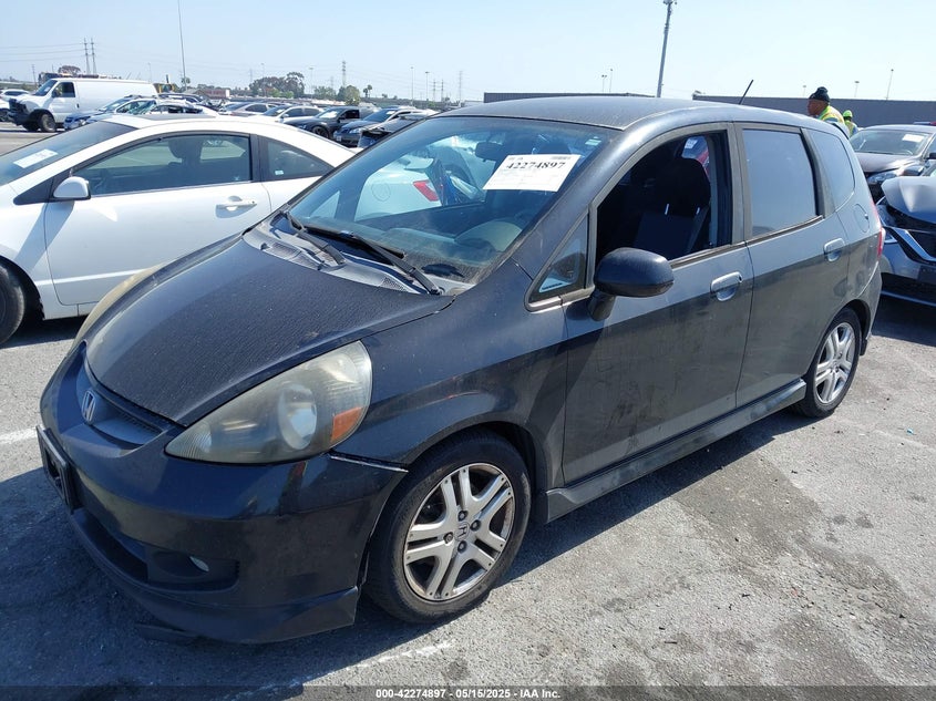 2007 HONDA FIT VIN: JHMGD38607S021022