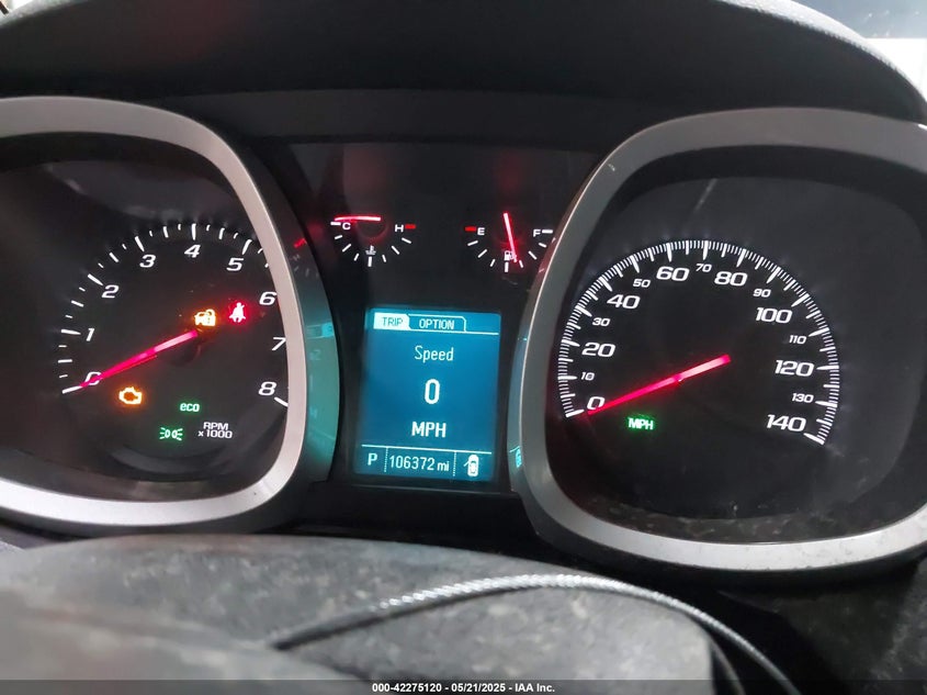 2016 CHEVROLET EQUINOX LT - 2GNFLFEK3G6216481