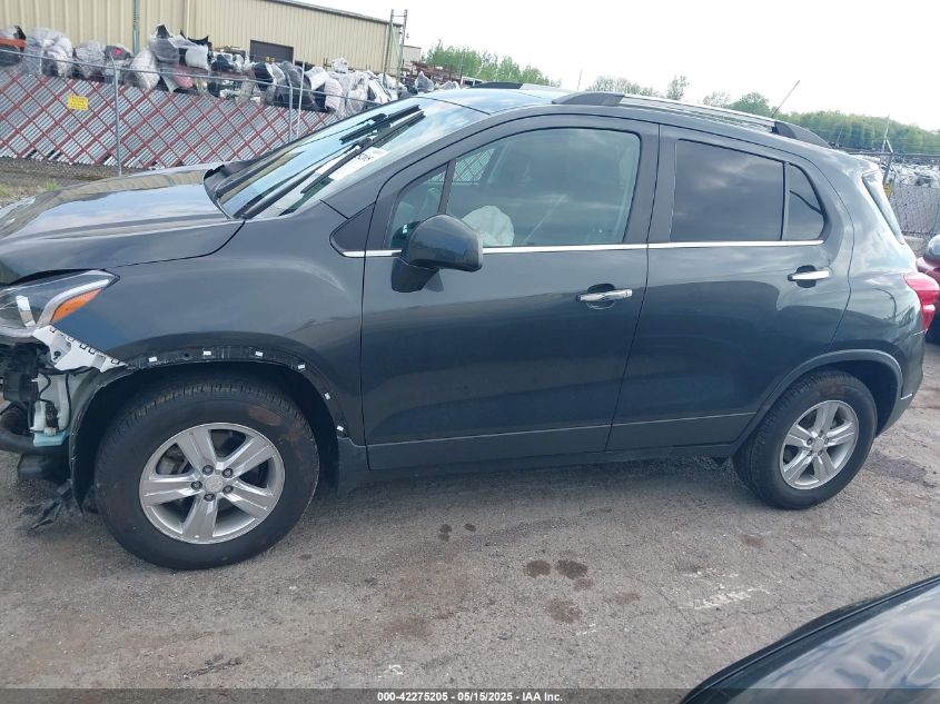 2018 Chevrolet Trax Lt VIN: 3GNCJPSB1JL155587 Lot: 42275205