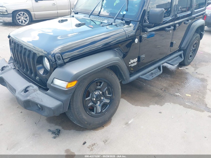 2019 JEEP WRANGLER UNLIMITED SPORT 4X4 - 1C4HJXDG9KW653488