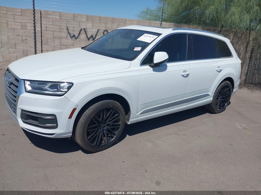 Vin: wa1ahaf70hd045669, lot: 42767603, audi q7 2.0t premium 20172