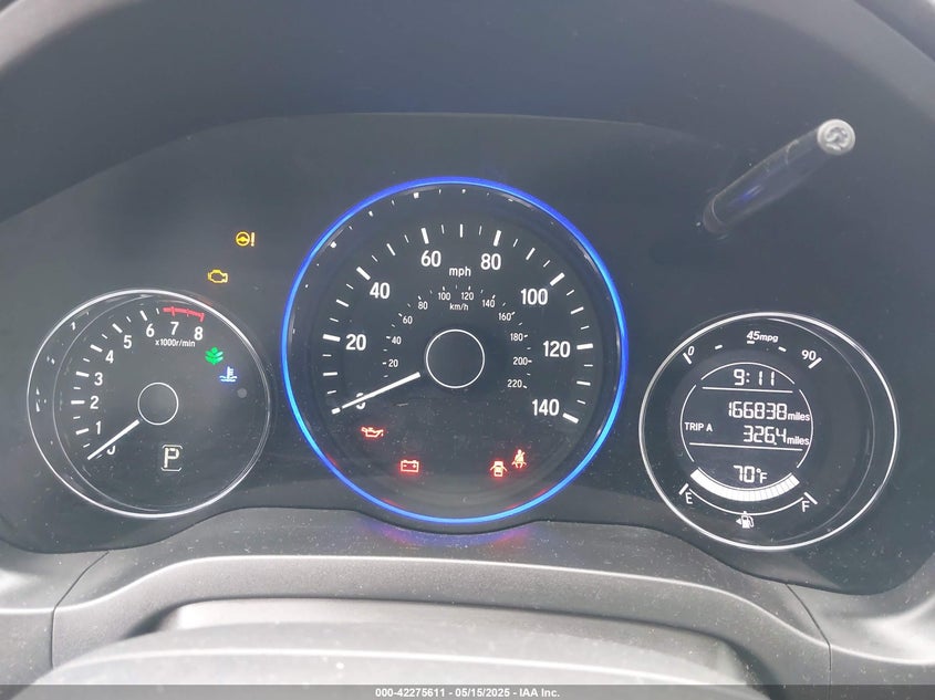 2016 HONDA HR-V VIN: 3CZRU6H31GM721751
