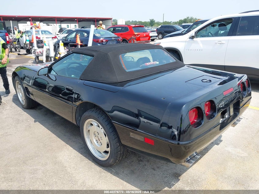 1995 Chevrolet Corvette black cabrio gasoline 1G1YY32P6S5115465 photo #4