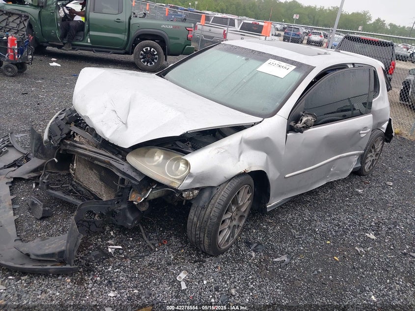 2006 Volkswagen Gti 2-Door silver hatchback gasoline WVWEV71K06W140507 photo #3