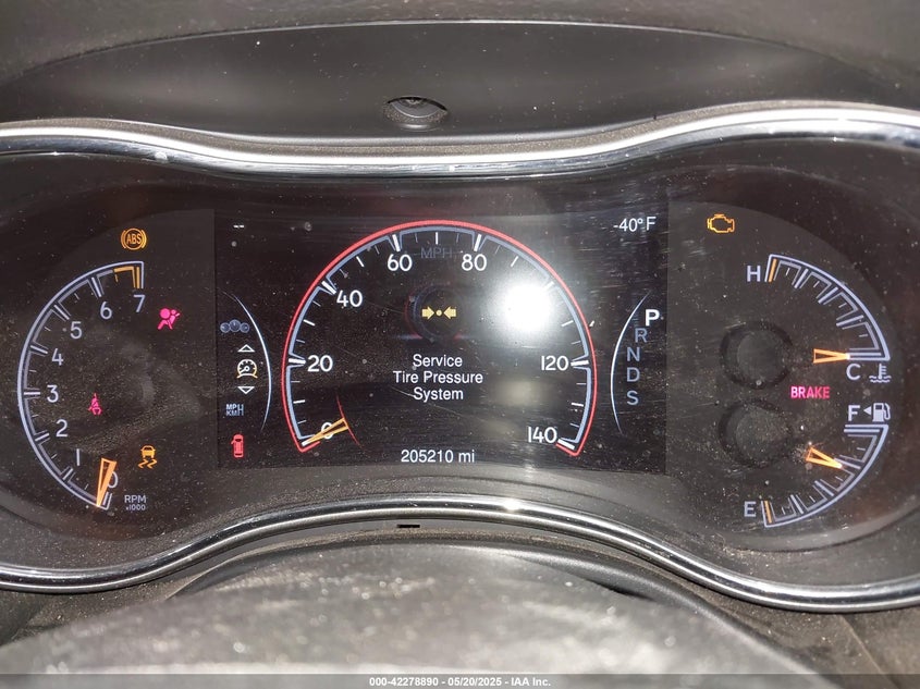 2014 JEEP GRAND CHEROKEE VIN: 1C4RJFAG8EC220222