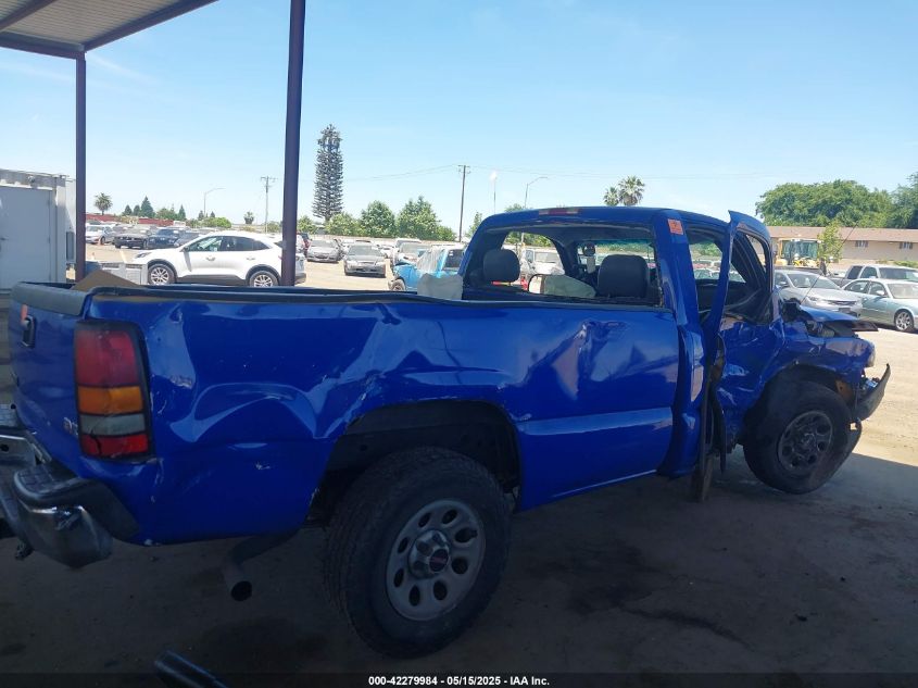 2007 GMC Sierra 1500 Classic Sl/Sle1/Work/Work Truck VIN: 1GTEC14Z07Z134294 Lot: 42279984