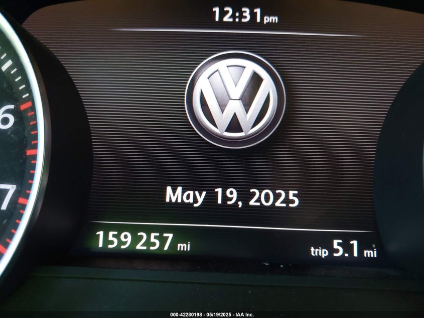 2017 VOLKSWAGEN TOUAREG V6 WOLFSBURG EDITION - WVGRF7BP9HD001737