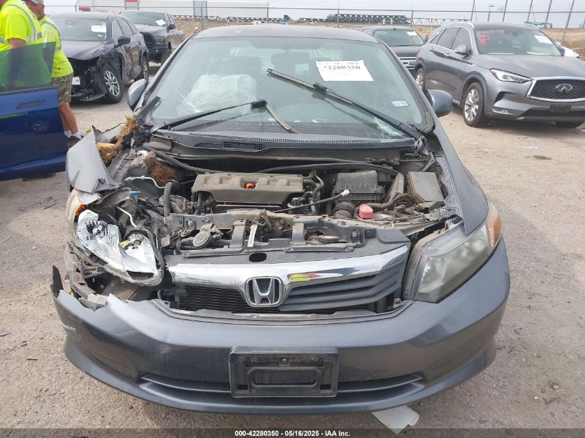 2012 Honda Civic Lx VIN: 2HGFB2F51CH58138 Lot: 42280350