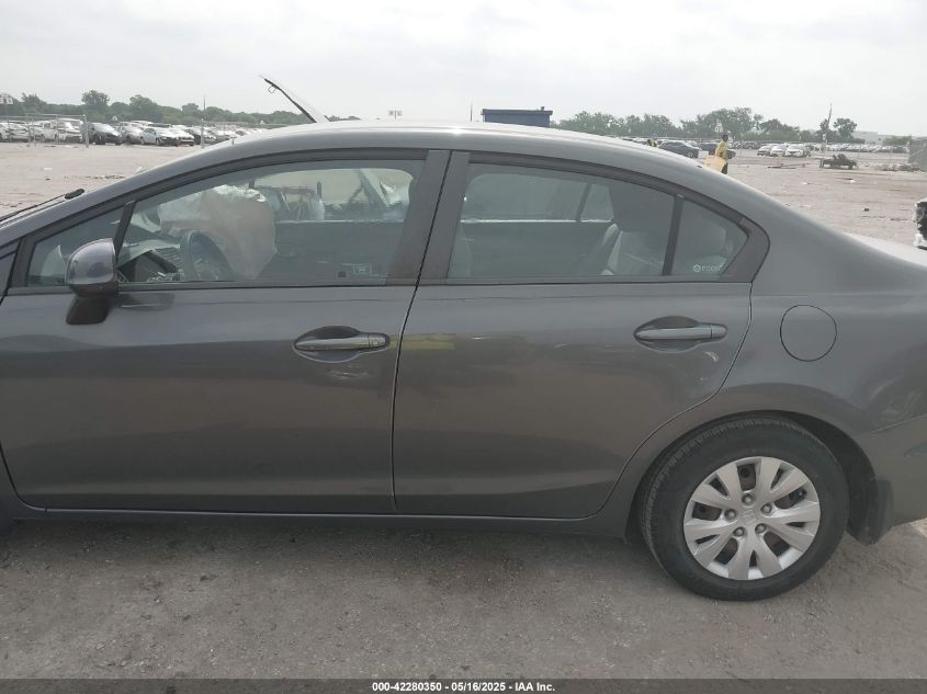 2012 Honda Civic Lx VIN: 2HGFB2F51CH58138 Lot: 42280350