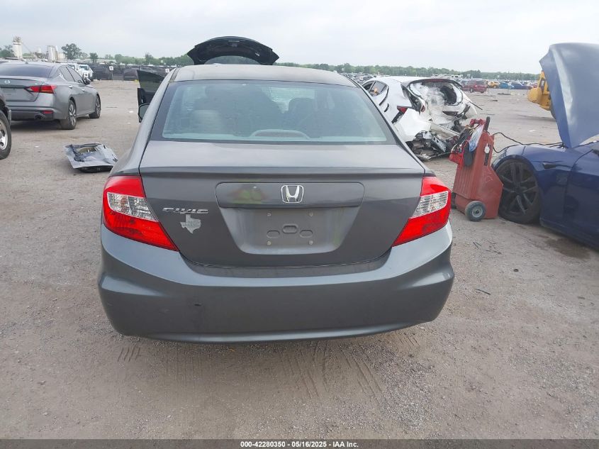 2012 Honda Civic Lx VIN: 2HGFB2F51CH58138 Lot: 42280350
