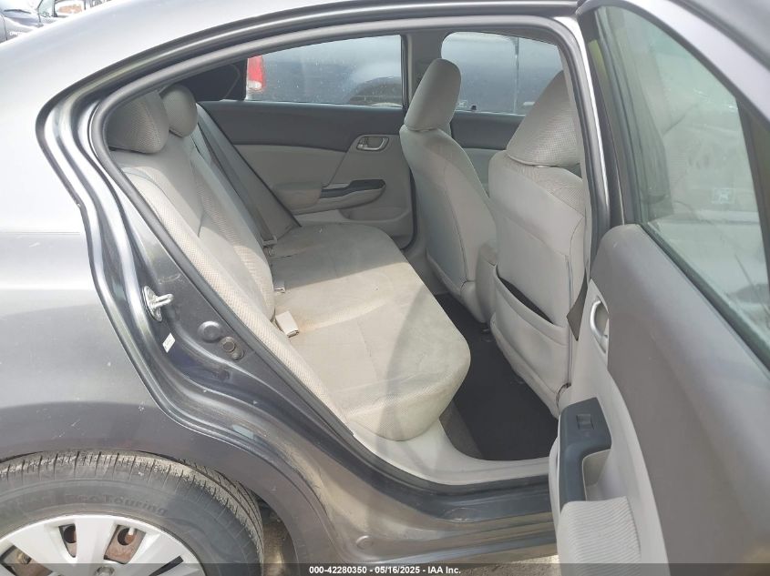 2012 Honda Civic Lx VIN: 2HGFB2F51CH58138 Lot: 42280350