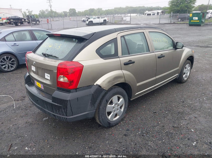 2007 DODGE CALIBER VIN: 1B3HB28B97D104067