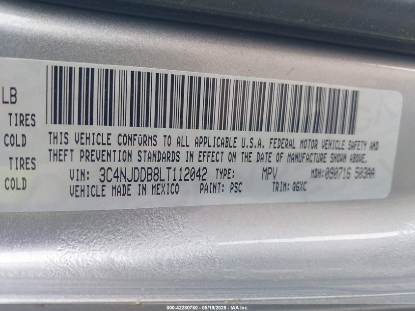 2020 JEEP COMPASS TRAILHAWK 4X4 - 3C4NJDDB8LT112042