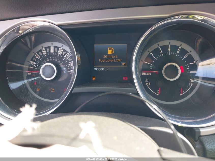 2013 Ford Mustang V6 Premium VIN: 1ZVBP8AM7D5246621 Lot: 42280945