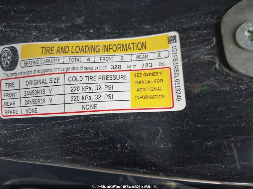 2020 CHEVROLET CAMARO RWD  1LT - 1G1FB1RS0L0118240