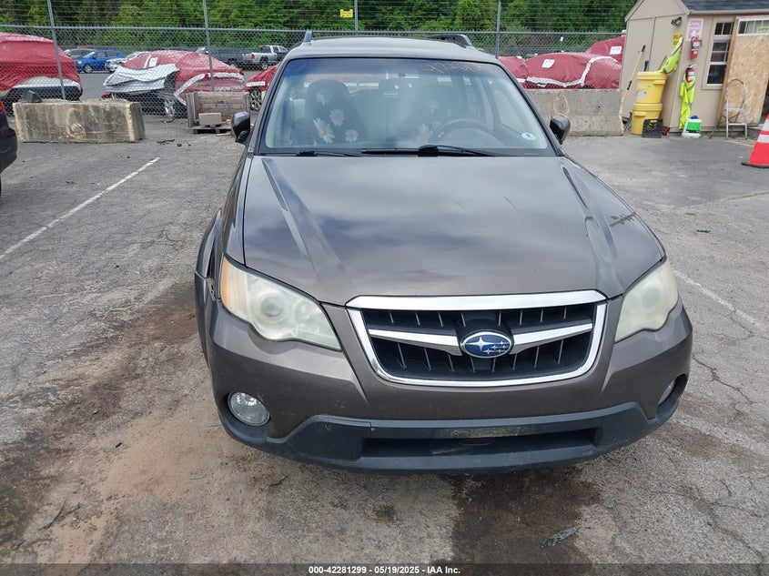 2008 SUBARU OUTBACK VIN: 4S4BP61C587350433