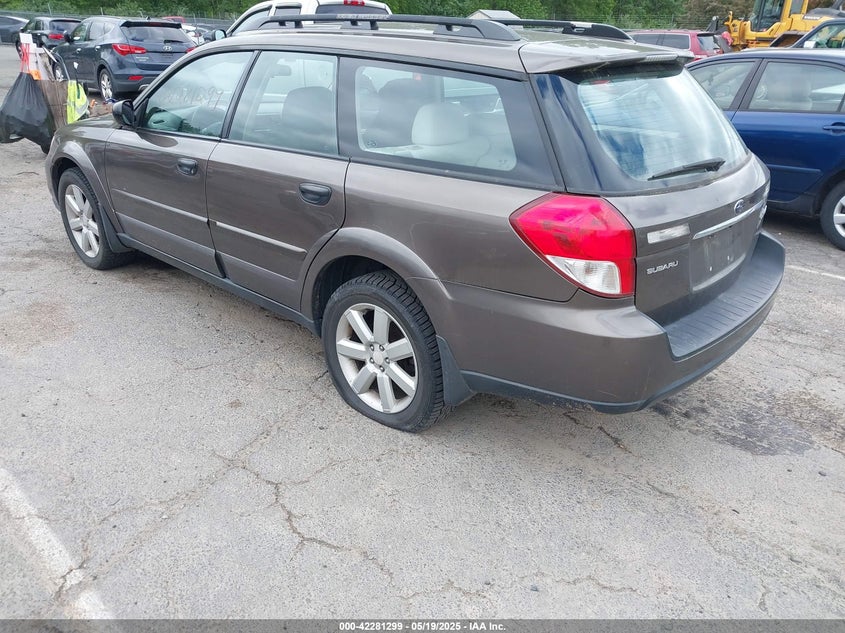 2008 SUBARU OUTBACK VIN: 4S4BP61C587350433
