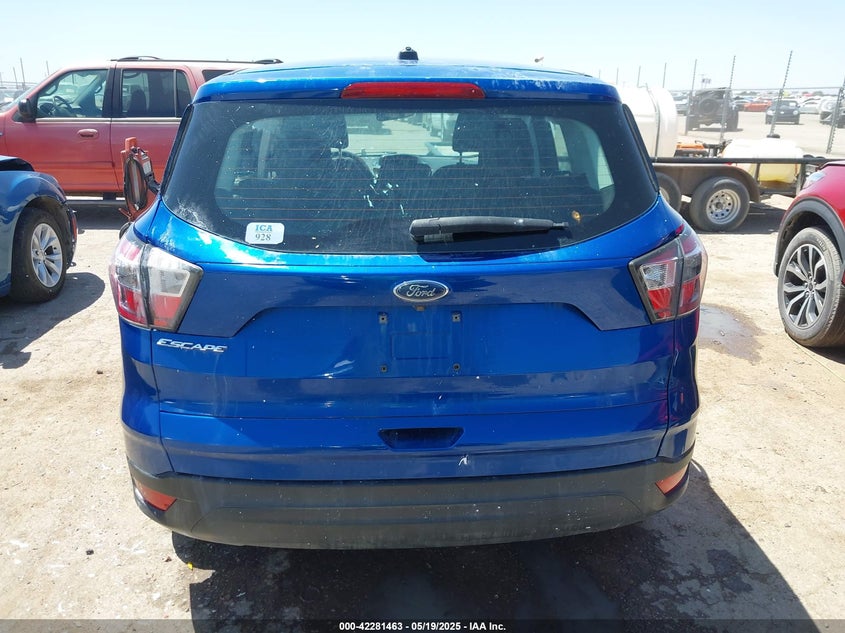 2017 FORD ESCAPE VIN: 1FMCU0F73HUB29498