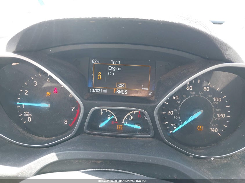 2017 FORD ESCAPE VIN: 1FMCU0F73HUB29498