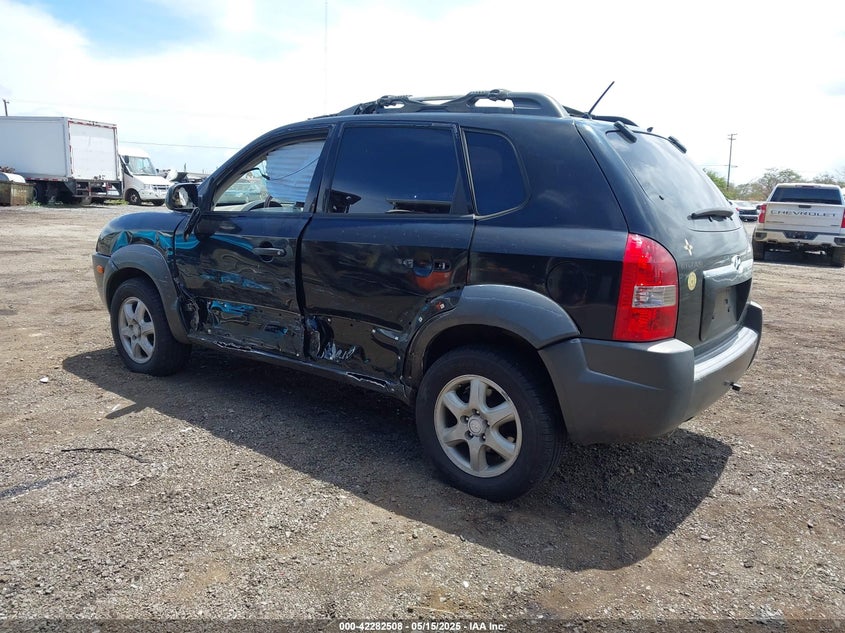 2005 Hyundai Tucson Gls/Lx black other gasoline KM8JN72D25U188241 photo #4