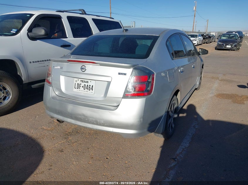 2012 NISSAN SENTRA VIN: 3N1AB6AP8CL646765