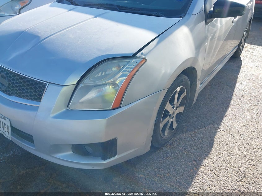 2012 NISSAN SENTRA VIN: 3N1AB6AP8CL646765