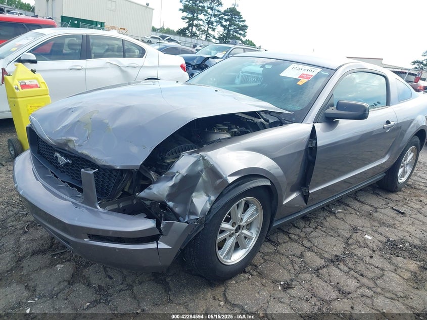 2006 Ford Mustang V6 grey coupe gasoline 1ZVFT80N365257951 photo #3