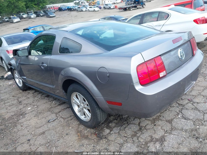 2006 Ford Mustang V6 grey coupe gasoline 1ZVFT80N365257951 photo #4