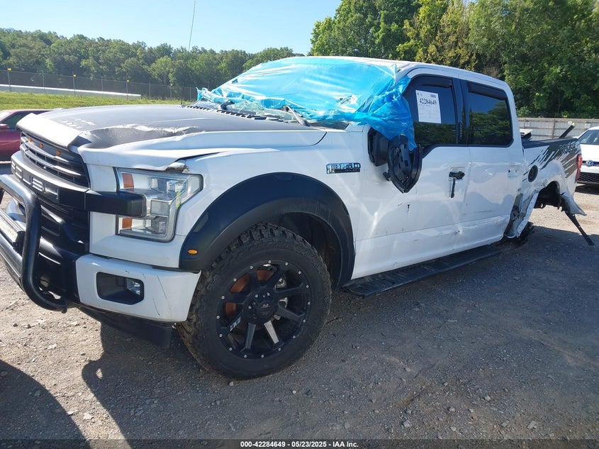 VIN 1FTEW1EF8HKC09462 2017 FORD F-150 LARIAT