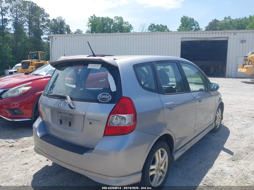 2007 HONDA FIT VIN: JHMGD386X7S056408