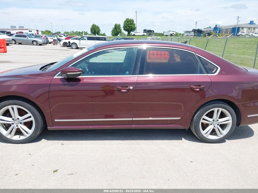2012 VOLKSWAGEN PASSAT VIN: 1VWCN7A30CC054575
