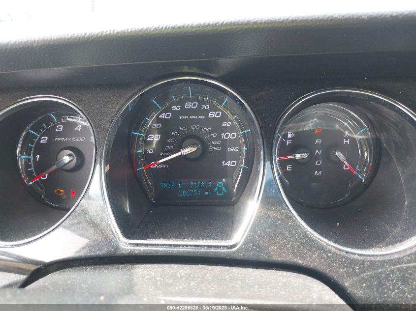 2011 Ford Taurus Limited VIN: 1FAHP2FW7BG167865 Lot: 42286528