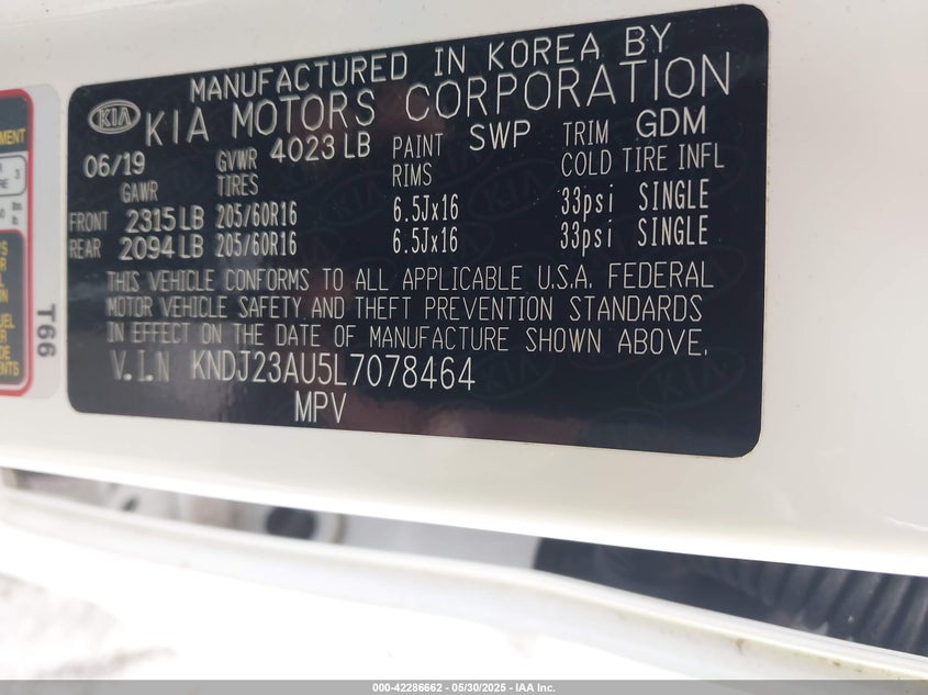 2020 KIA SOUL LX - KNDJ23AU5L7078464