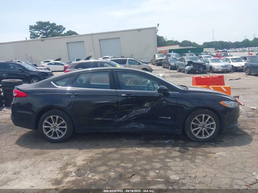 2017 FORD FUSION HYBRID VIN: 3FA6P0LU4HR358501
