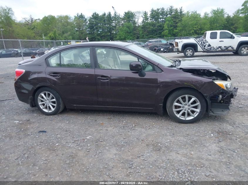2012 Subaru Impreza 2.0I Premium VIN: JF1GJAC66CH021643 Lot: 42287817