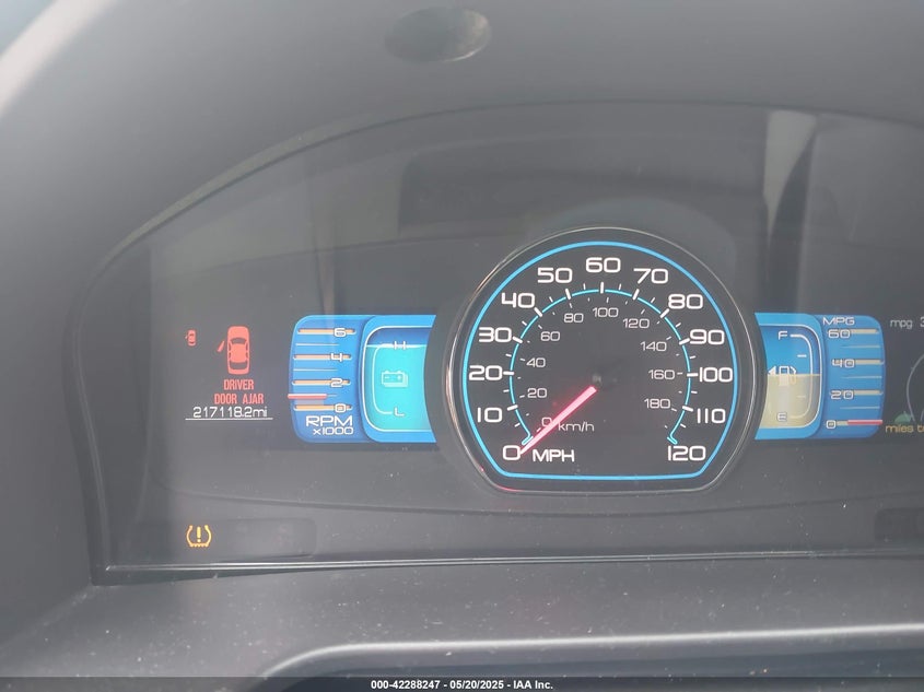 2012 FORD FUSION HYBRID VIN: 3FADP0L38CR218345
